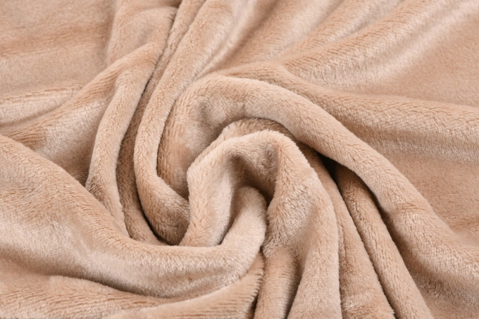 Ardesto Flannel blanket, 200x220cm, 100% polyester, beige