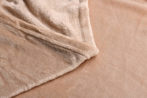 Ardesto Flannel blanket, 200x220cm, 100% polyester, beige