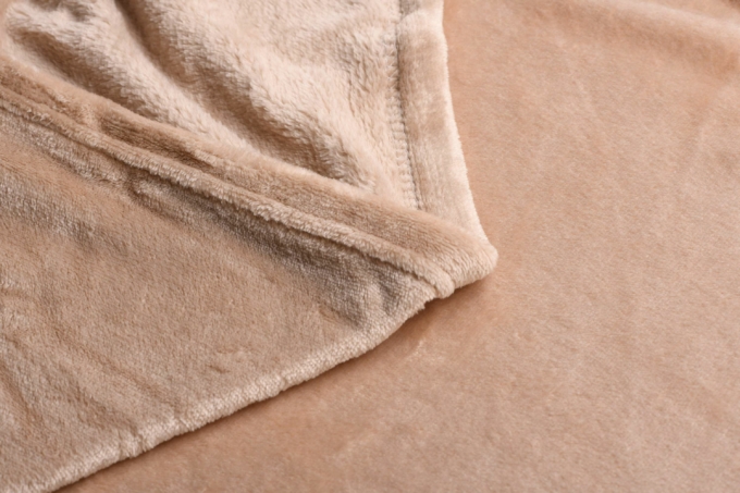 Ardesto Flannel blanket, 200x220cm, 100% polyester, beige