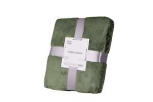 Ardesto Flannel blanket, 160x200cm, 100% polyester, green