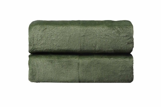 Ardesto Flannel blanket, 160x200cm, 100% polyester, green