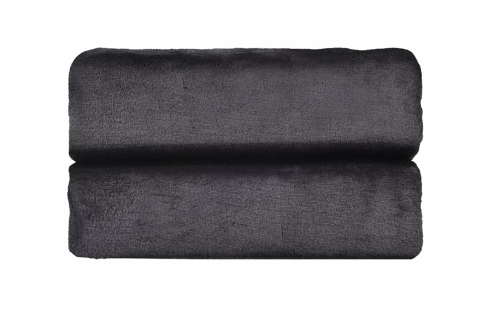 Плед Ardesto Flannel, 160х200см, 100% полиэстер, темно-серый