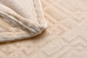 Плед Ardesto Embossed, 200х220см, 100% полиэстер, бежевый