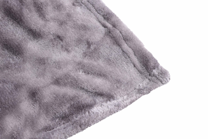 Плед Ardesto Embossed, 200х220см, 100% полиэстер, серый