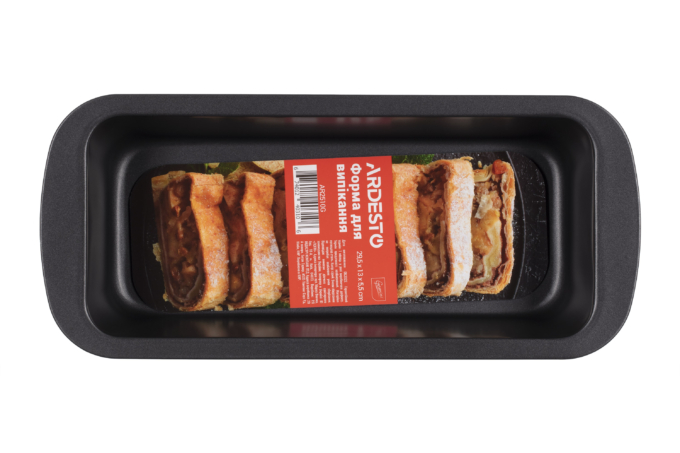 Ardesto Loaf pan Gemini, 29.5х13х5.5cm, carbon steel, gray