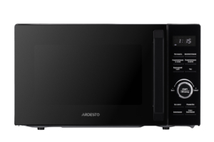 Microwave oven ARDESTO, 20L, electronic control, 700W, display, handle opening, quick start, black