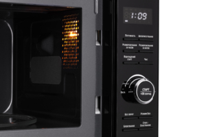 Microwave oven ARDESTO, 20L, electronic control, 700W, display, handle opening, quick start, black
