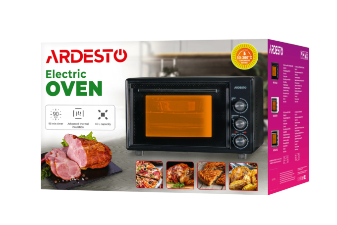 Печь электрическая ARDESTO, 40л, 1300Вт, механич., черный