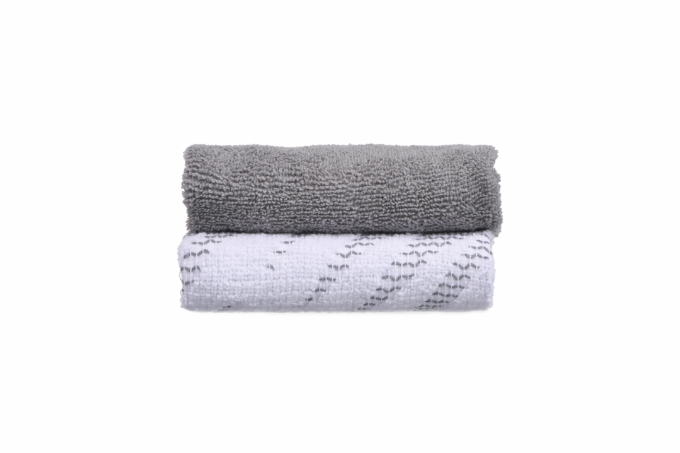 Набір рушників для кухні Ardesto SuperSoft,  40х60см, 2шт, 100% бавовна, сірий