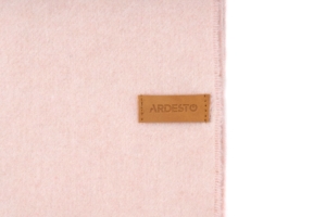 Плед Ardesto Leonardo Moon, 140×200см, 5% кашемир, 40% шерсть, 35% акрил, 20% п/э, розовый