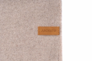Плед Ardesto Leonardo Moon, 140×200см, 5% кашемир, 40% шерсть, 35% акрил, 20% п/э, серый