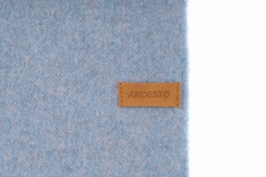 Плед Ardesto Leonardo Moon, 140×200см, 5% кашемир, 40% шерсть, 35% акрил, 20% п/э, голубой