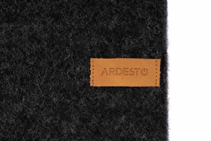 Плед Ardesto Leonardo Doubleface, 140×200см, 100% шерсть, черно-серый