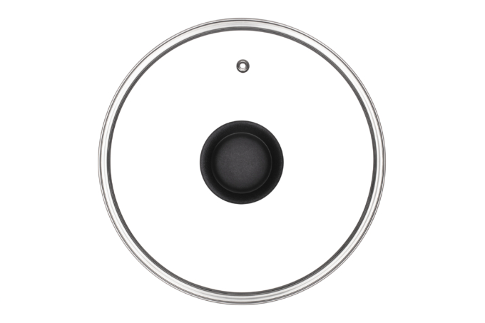 Ardesto Fry pan with lid Gemini Gourmet Aosta, 28cm, aluminium, black