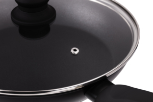 Ardesto Fry pan with lid Gemini Gourmet Aosta, 28cm, aluminium, black