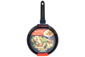 Сковорода глубокая Ardesto Gemini Gourmet Bolzano, 24см, алюминий, черный