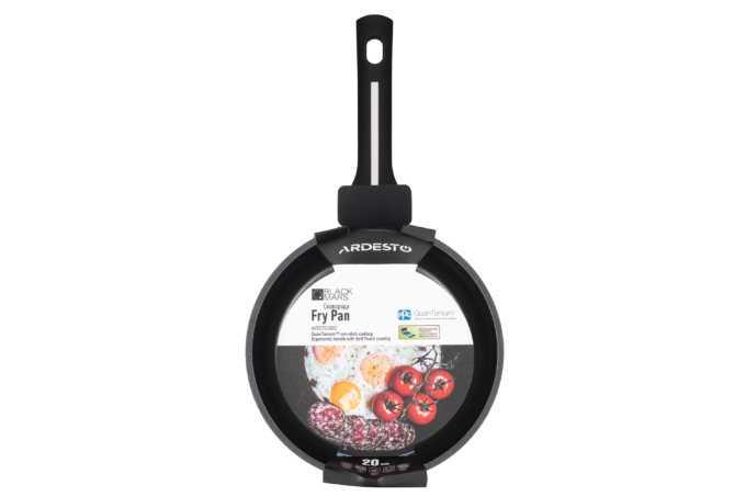ARDESTO Сковорода Black Mars Sarin 20 см, чорний , алюміній