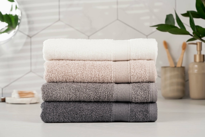 Рушник махровий Ardesto SuperSoft, 50х90см, 100% бавовна, сірий