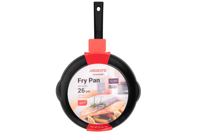 ARDESTO Fry pan Gemini Ravenna, 26cm, aluminium, black