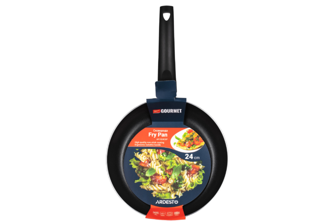 Сковорода Ardesto Gemini Gourmet Portofino, 24см, алюминий, черный