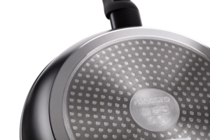 Ardesto Fry pan with lid Gemini Gourmet Aosta, 26cm, aluminium, black