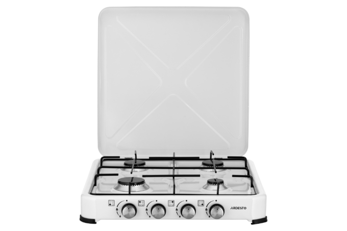 Плитка настільна ARDESTO газова, тип газу LPG, конфорок – 4, білий