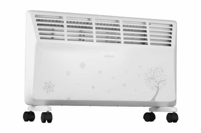 Convector ARDESTO, 20m2, 2000w, mechanical control, open heating element, drying, white