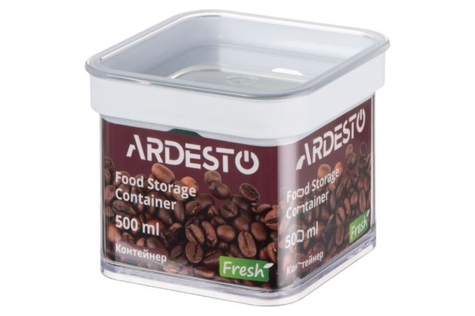 Food storage container Ardesto Fresh, 0.5л, plastic, white