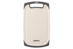 Ardesto Cutting board Gemini, 25х15х0.8cm, plastic, white