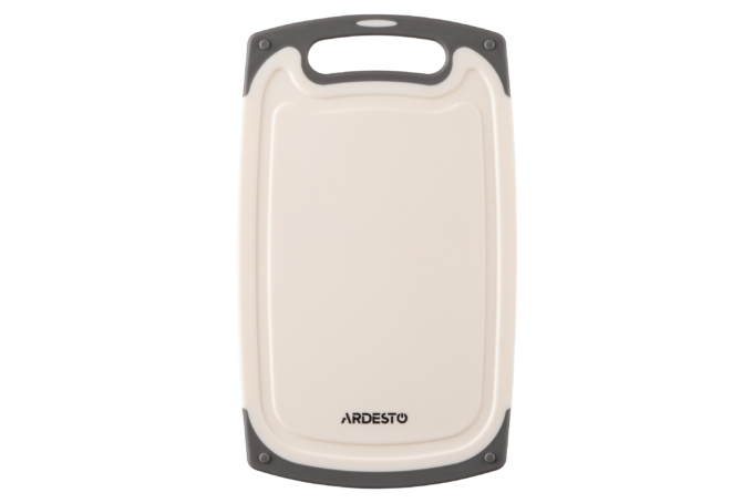 Ardesto Cutting board Gemini, 25х15х0.8cm, plastic, white