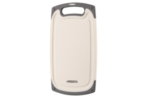Ardesto Cutting board Gemini, 25х15х0.8cm, plastic, white