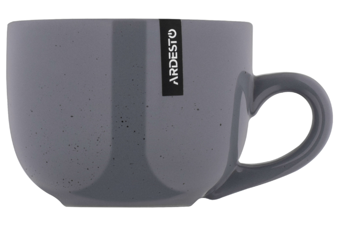 Ardesto Cup Bagheria Grey, 480ml, ceramics, gray