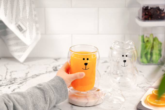 Cup set ARDESTO Animals with double walls, 300 ml, 2 pcs AR2630AB