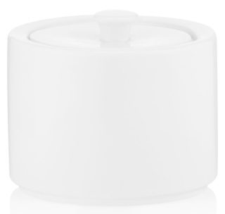 Ardesto Sugar bowl Prato, 7.8х7.8х9cm, 200ml, porcelain, white