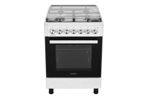 Cooker ARDESTO combined Elegance, 72L, 60x60cm, cast-iron, lamp, LPG conversion set (gas cylinder connection), wire rack system, white