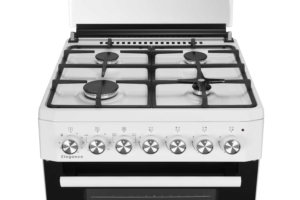 Cooker ARDESTO combined Elegance, 72L, 60x60cm, cast-iron, lamp, LPG conversion set (gas cylinder connection), wire rack system, white