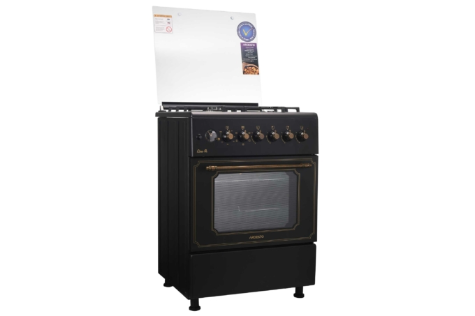 Плита ARDESTO комби Line-R, 53л, 60×60см, конвекция, чугун, подсветка, форсунки LPG (подключение газового баллона), черный