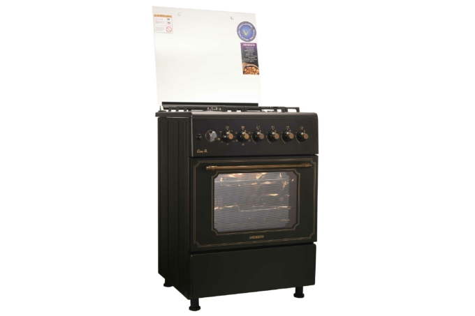 Плита ARDESTO комби Line-R, 53л, 60×60см, конвекция, чугун, подсветка, форсунки LPG (подключение газового баллона), черный