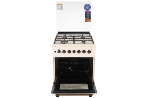 Плита ARDESTO комбі Line-R, 53л, 60×60см, конвекція, чавун, підсвічування, форсунки LPG (підключення газового балона), бежевий