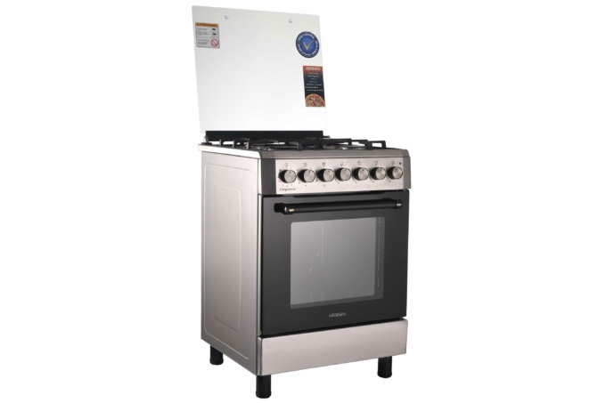 Cooker ARDESTO combined Elegance, 66L, 60x60cm, convection, cast-iron, lamp, LPG conversion set (gas cylinder connection), wire rack system, inox
