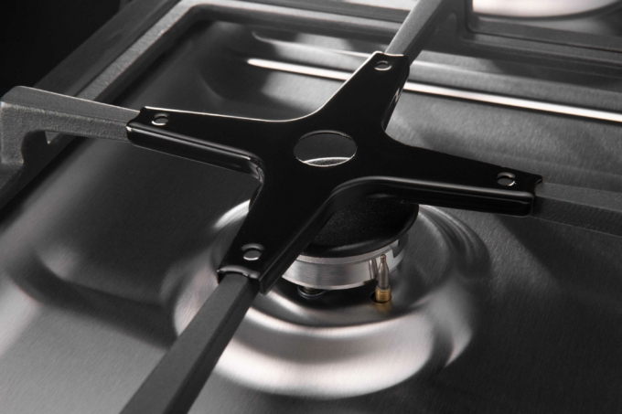 Cooker ARDESTO combined Elegance, 66L, 60x60cm, convection, cast-iron, lamp, LPG conversion set (gas cylinder connection), wire rack system, inox