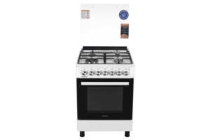 Плита ARDESTO комби Elegance, 66л, 60×60см, конвекция, чугун, подсветка, форсунки LPG (подключение газового баллона), белый