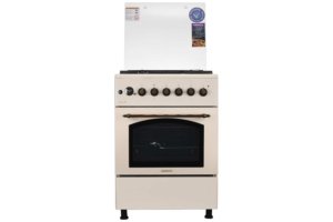 Cooker ARDESTO combined Line-R, 53L, 60x60cm, convection, cast-iron, lamp, LPG conversion set (gas cylinder connection), cream