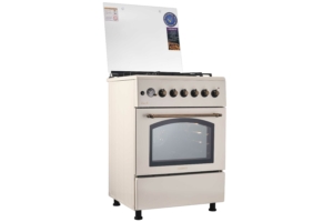 Cooker ARDESTO combined Line-R, 53L, 60x60cm, convection, cast-iron, lamp, LPG conversion set (gas cylinder connection), cream