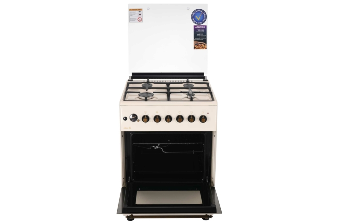 Cooker ARDESTO combined Line-R, 53L, 60x60cm, convection, cast-iron, lamp, LPG conversion set (gas cylinder connection), cream