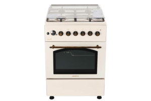 Cooker ARDESTO combined Line-R, 53L, 60x60cm, convection, cast-iron, lamp, LPG conversion set (gas cylinder connection), cream