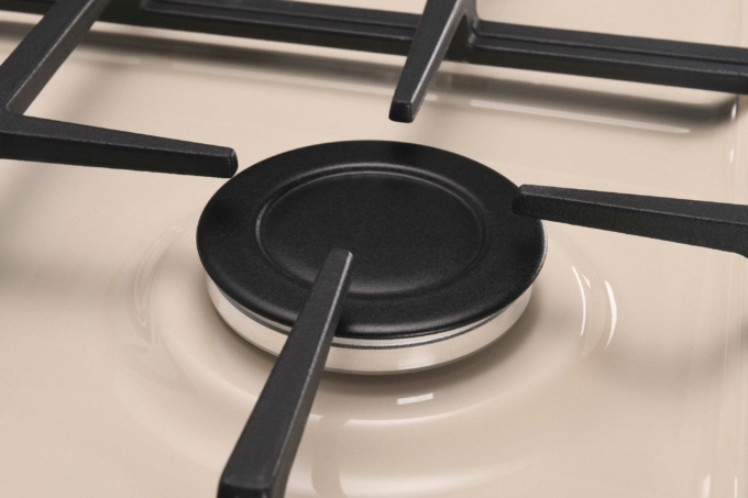 Cooker ARDESTO combined Line-R, 53L, 60x60cm, convection, cast-iron, lamp, LPG conversion set (gas cylinder connection), cream