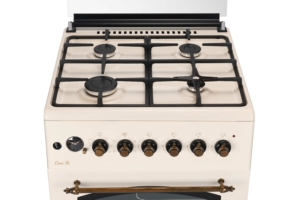 Cooker ARDESTO combined Line-R, 53L, 60x60cm, convection, cast-iron, lamp, LPG conversion set (gas cylinder connection), cream