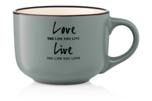 Чашка ARDESTO Way of life, 550 мл, синяя, AR3478BL