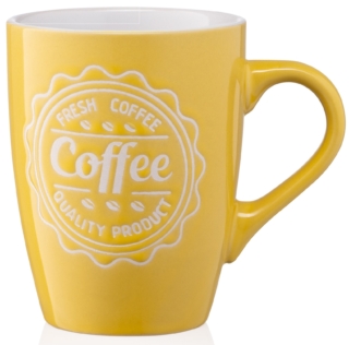 Чашка Ardesto  Coffee, 330мл, кераміка, жовтий
